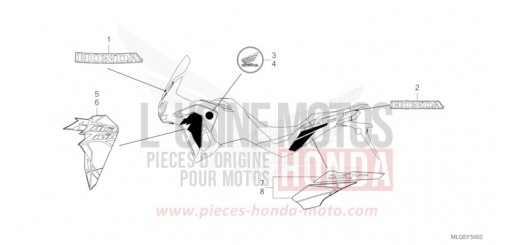 MARQUE/RAYURE (3) CRF1100A4P de 2023